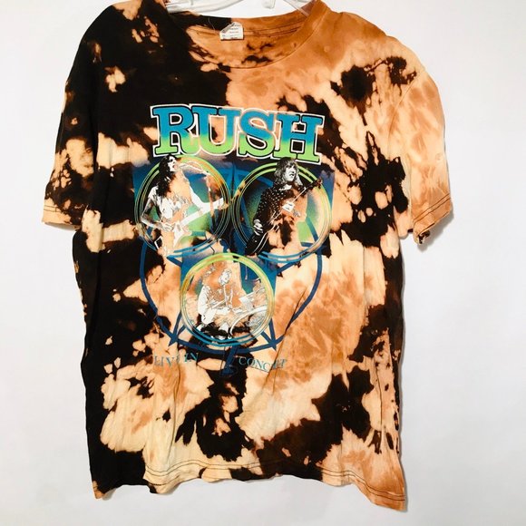 Pacific Tops - RUSH Custom Acid Wash Shirt Tie Dye Large Pacific